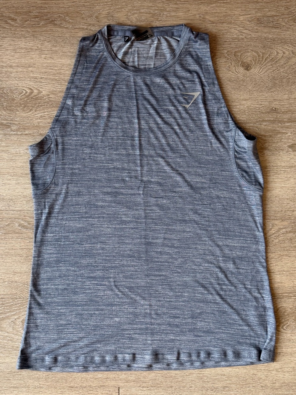 Gymshark Dry Gray Marl Performance Tank Top Men’s Medium Workout Activewear
